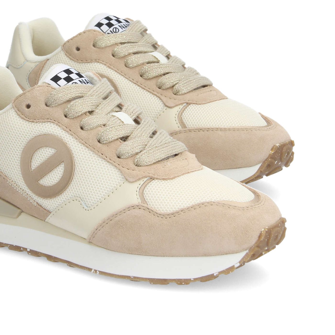 TOVA RUNNER W - SUEDE/MESH/NAPP - BEIGE/BLANC CASSE